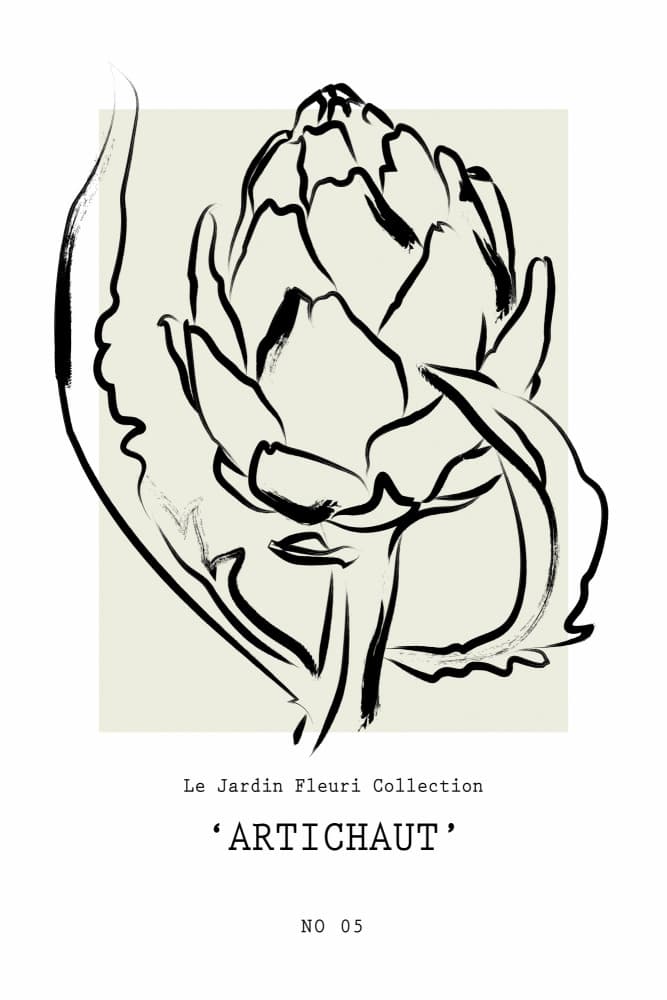 Artichaut by Treechild — canvas wall art