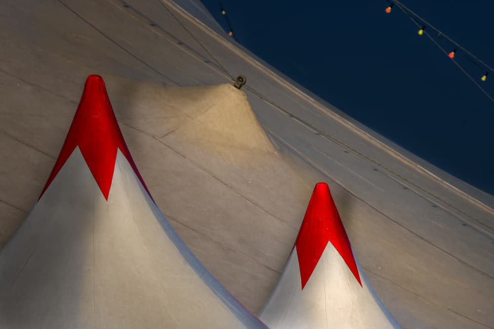 Festive Circus Peaks by Stephan Rückert — canvas wall art