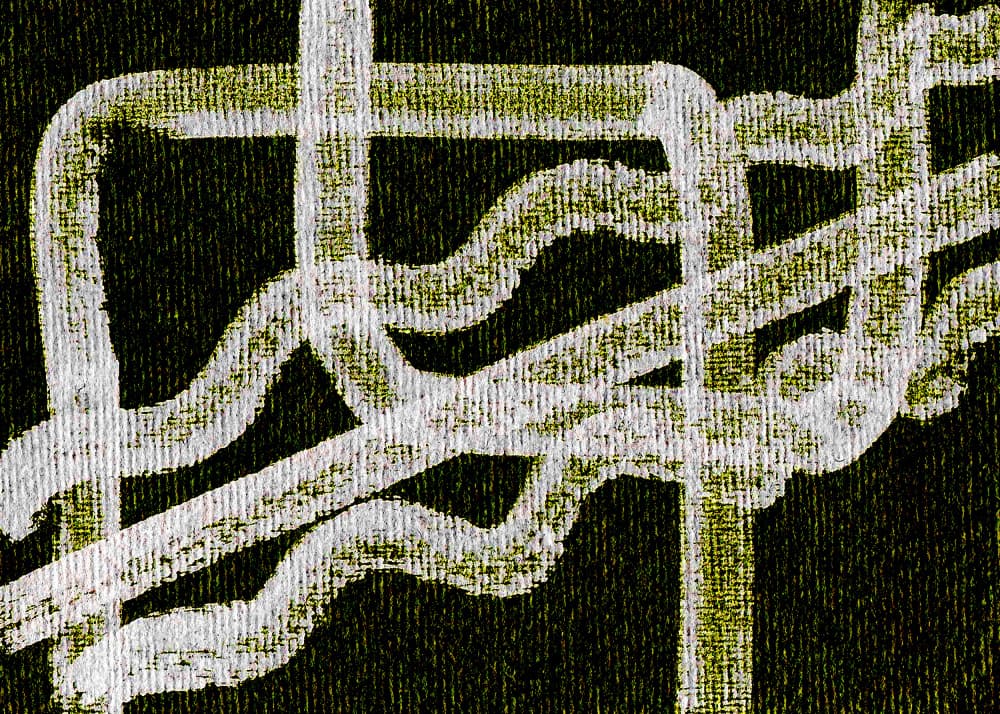 Interwoven Abstract Lines by Santhosh ch — canvas wall art