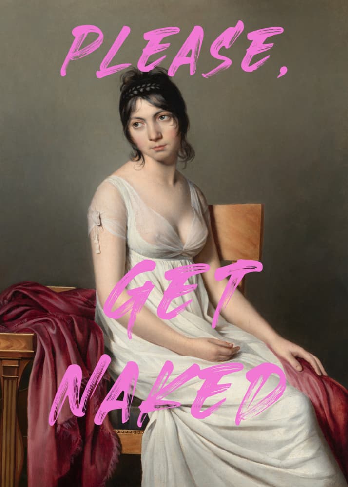 Sassy Classical Portrait by The Art Concept — canvas wall art