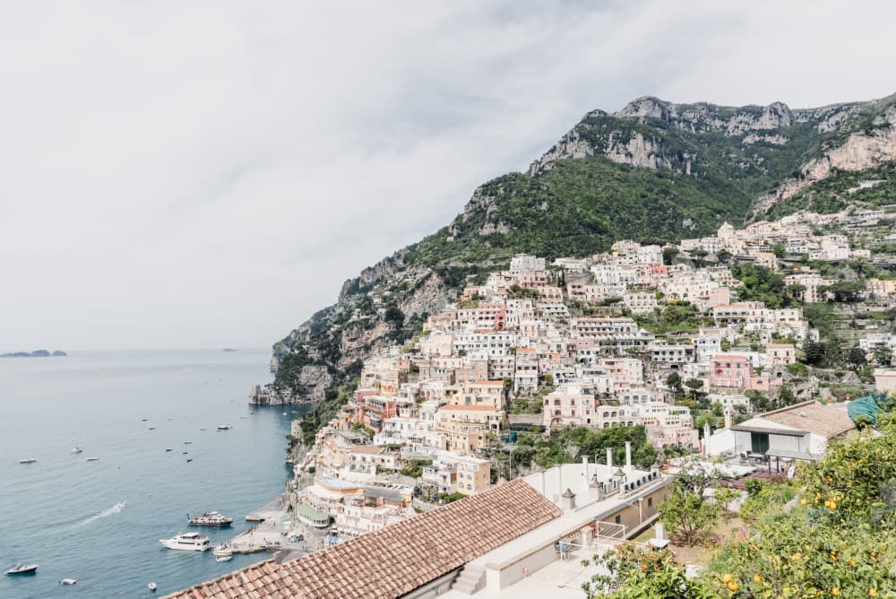Positano Coastal Village by Photolovers — canvas wall art