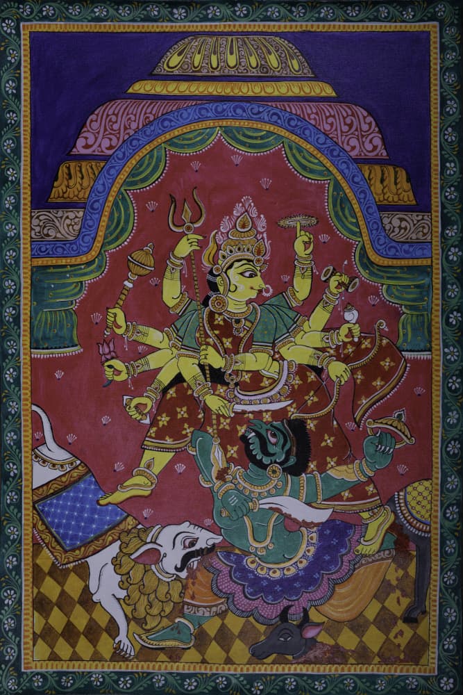 Durga Slaying Demon by IMAGINEERS STUDIO — canvas wall art