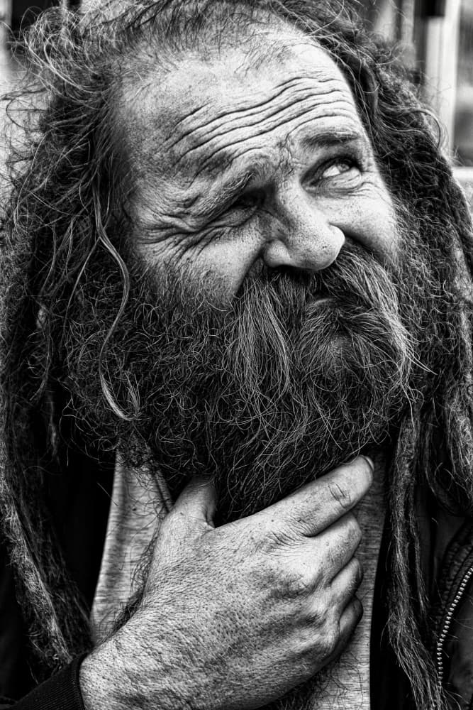 Thoughtful Dreadlocked Man by Fernando Alves — canvas wall art