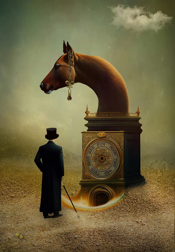 Knight's move. by Natalia Simongulashvili ( NATALIORION ) — canvas wall art