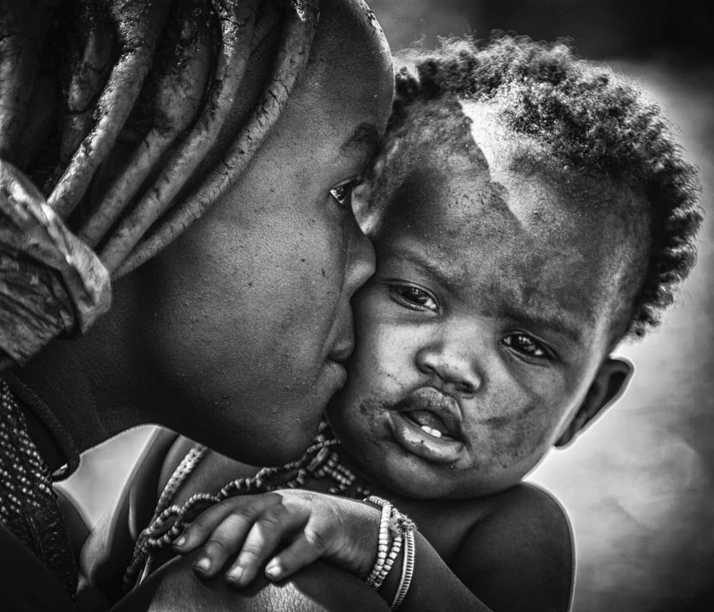 African Mother's Love by Pavol Stranak — canvas wall art