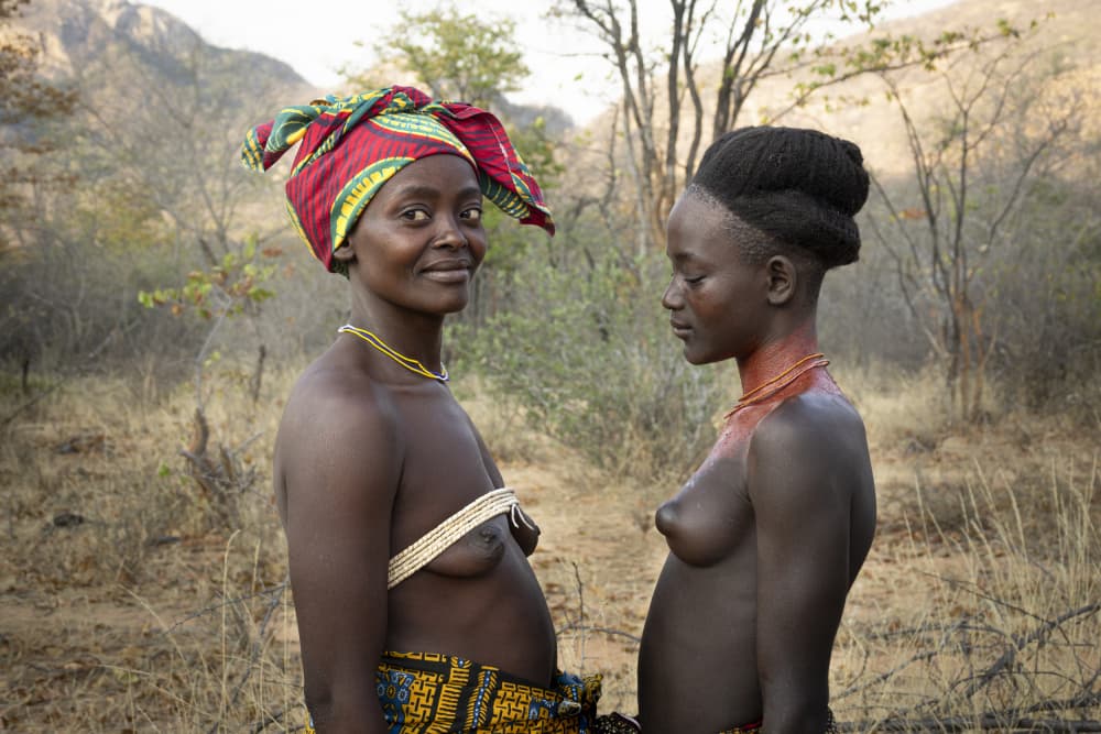 Moments shared with the Nguendelengo ethnic group in southern Angola by Elena Molina — canvas wall art