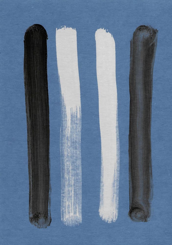 Abstract Paint Strokes by Santhosh ch — canvas wall art