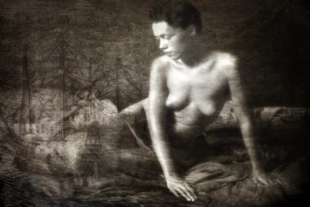 nude in old tableau 03 by Jan Donckers — canvas wall art
