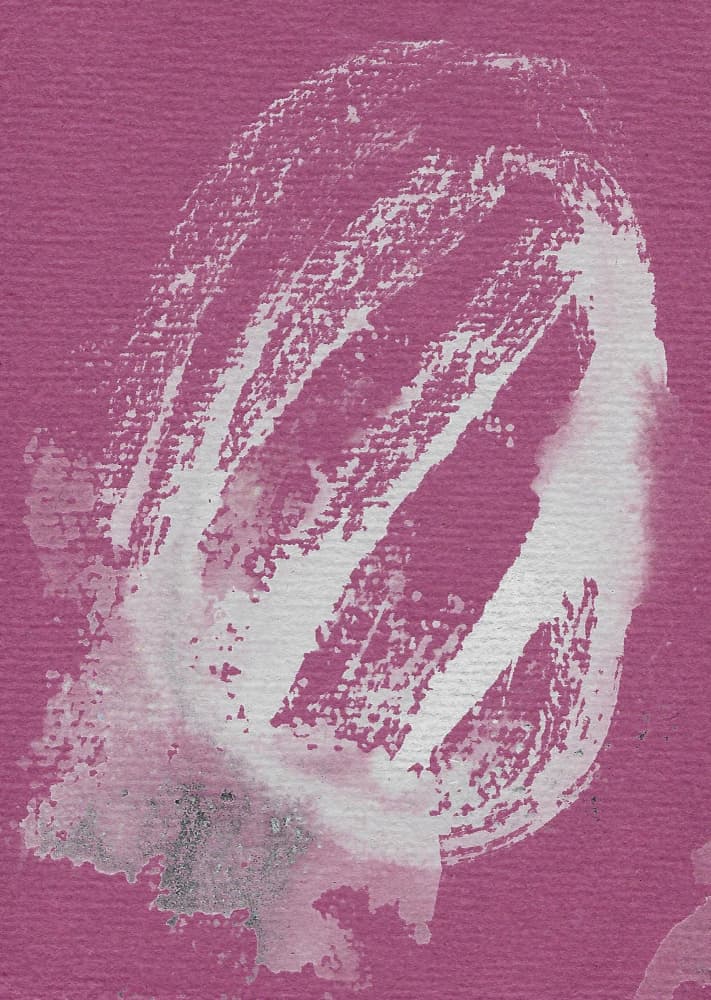 Textured Magenta Brushwork by Santhosh ch — canvas wall art