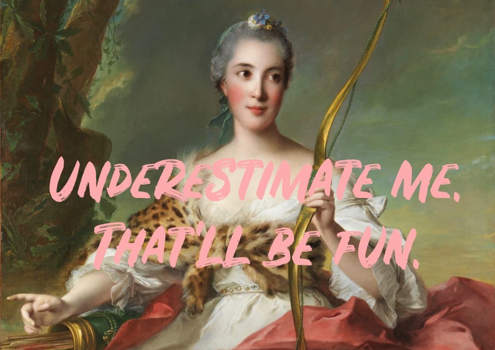 Witty Woman Classic Art by Talitha McQueen — canvas wall art
