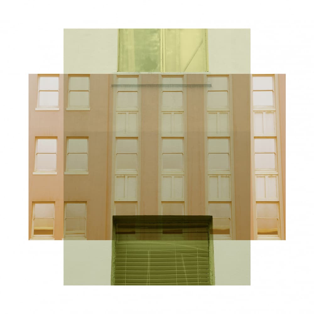 Abstract Building Facade by Diana Jahns — canvas wall art