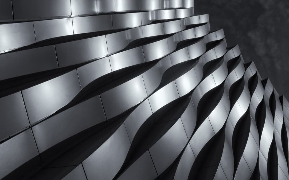 Sleek Wavy Architecture by Jeroen van de Wiel — canvas wall art
