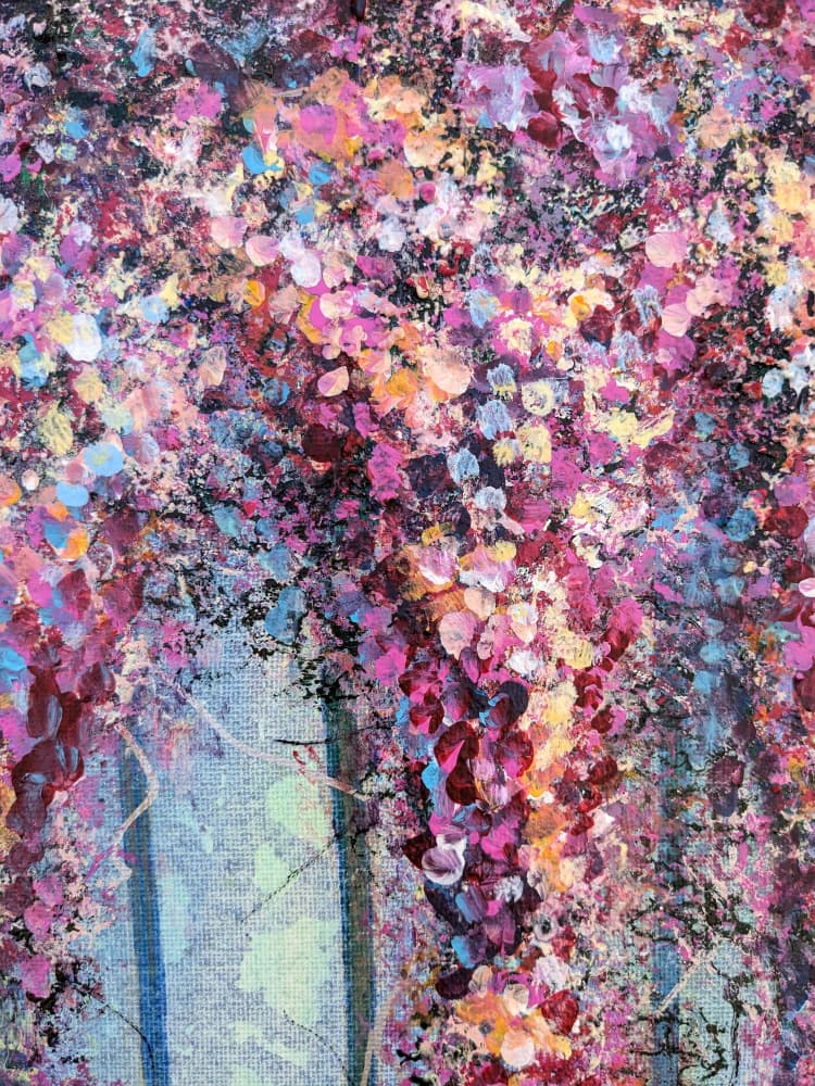 Vibrant Spring Blossoms by Lena Kolambet — canvas wall art