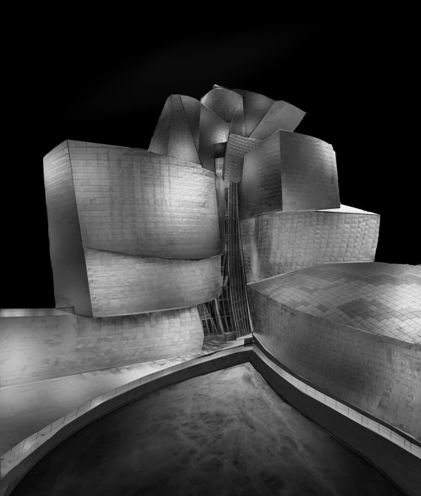Dynamic Metal Architecture by Yuan Su — canvas wall art