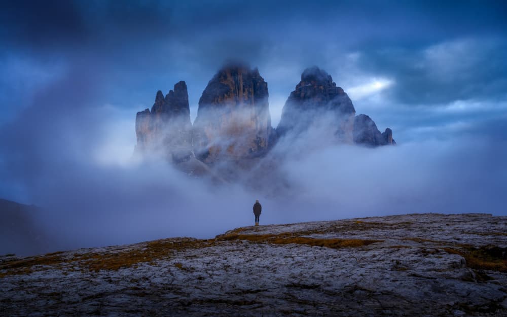 Misty Mountain Gaze by Songlin Xu — canvas wall art