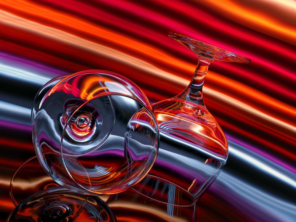 Colorful Glass Reflections by Heidi Westum — canvas wall art