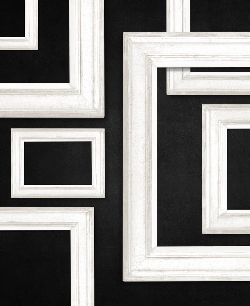Empty White Frames Gallery by Marja van den Hurk — canvas wall art