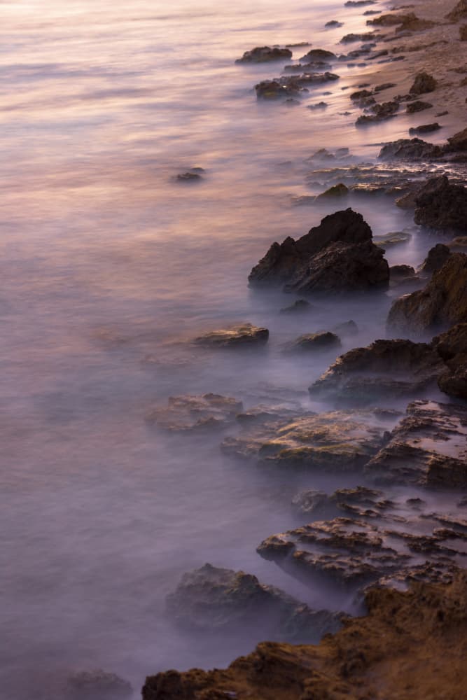 Misty Coastal Rocks by Tal Paz-Fridman — canvas wall art
