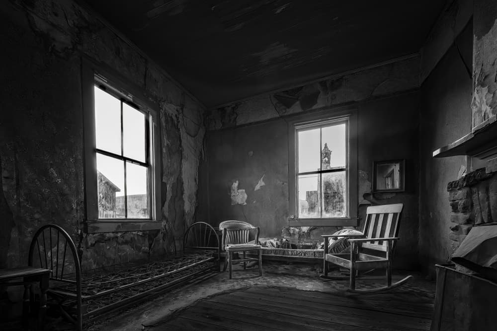 Abandoned Room Solitude by DonnaHom APA — canvas wall art