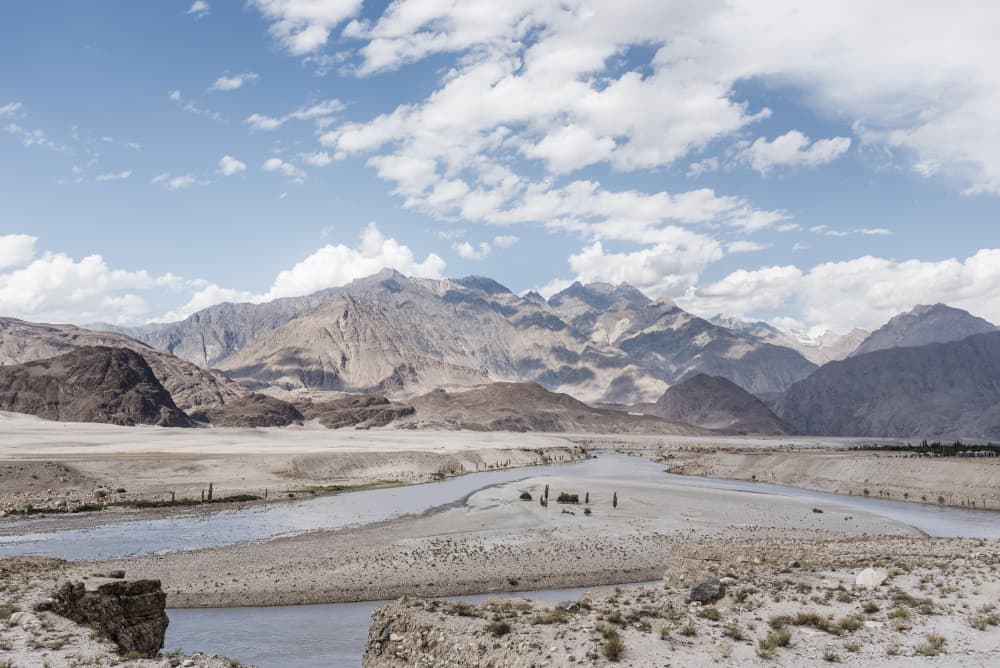 Mountain River Valley by Photolovers — canvas wall art