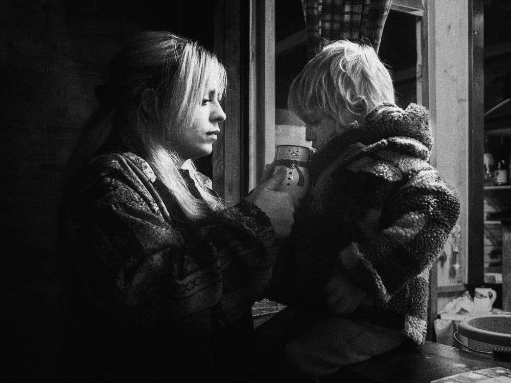 Tender Family Moment by Eiji Yamamoto — canvas wall art
