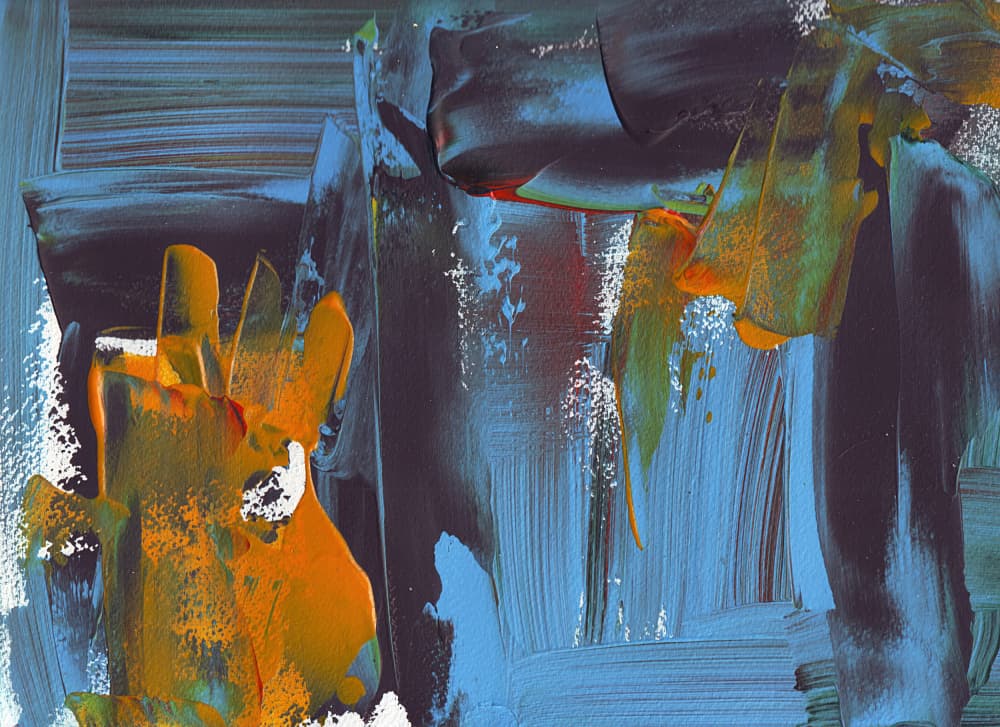 Vibrant Abstract Strokes by Rafal Kulik — canvas wall art