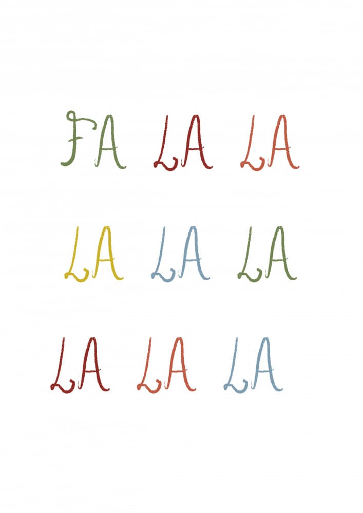 Falalala by Treechild — canvas wall art