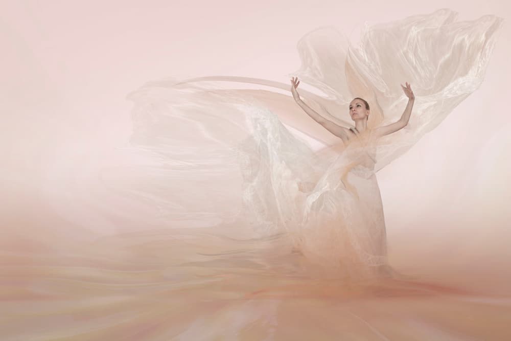 Ethereal Dancer's Flow by Christine von Diepenbroek — canvas wall art