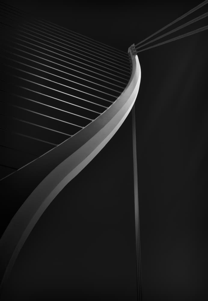 Curved Modern Architecture by Olavo Azevedo — canvas wall art