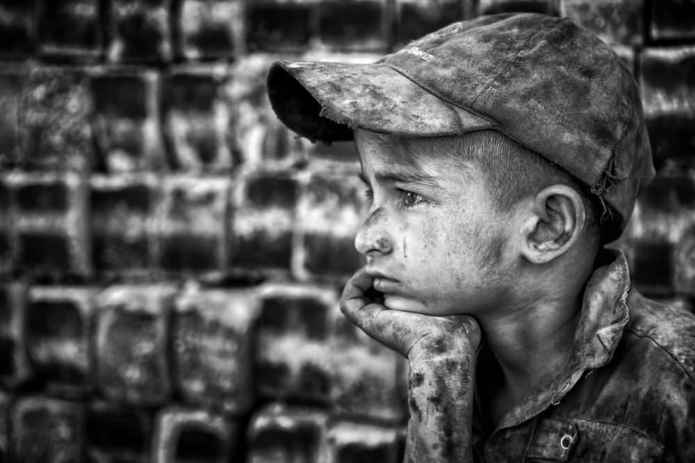 Solemn Young Worker by Mohammadreza Momeni — canvas wall art
