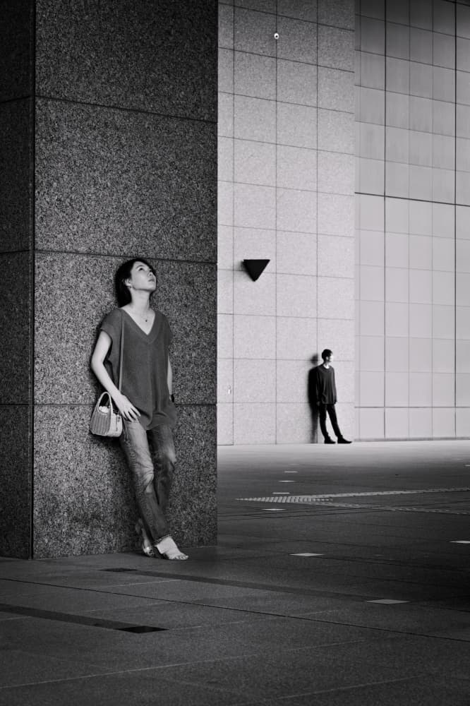Quiet City Solitude by moucorn — canvas wall art