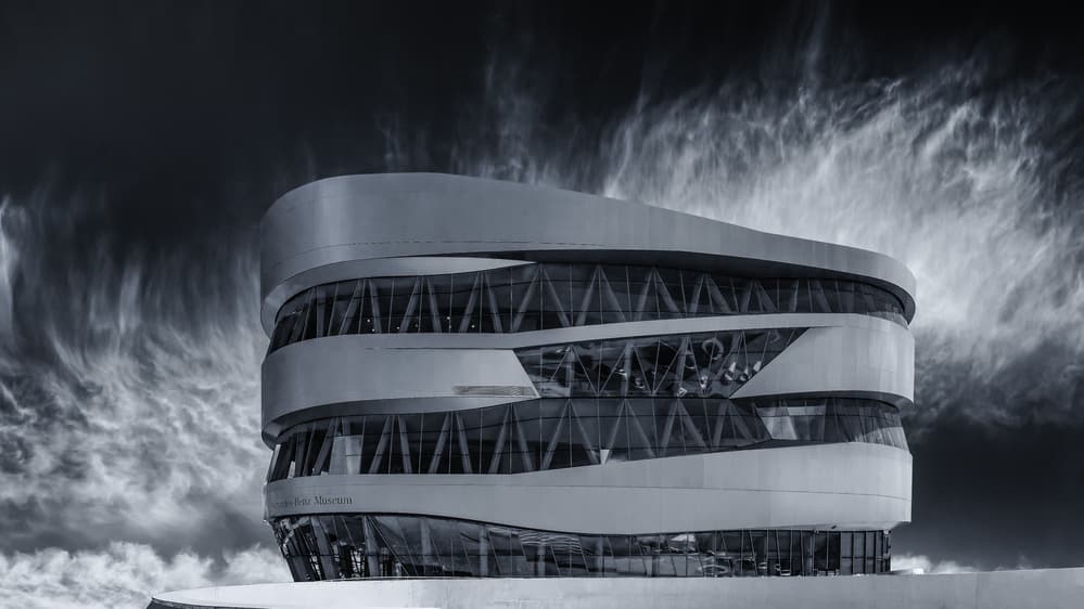 Dramatic Modern Museum by Luc Vangindertael (laGrange) — canvas wall art