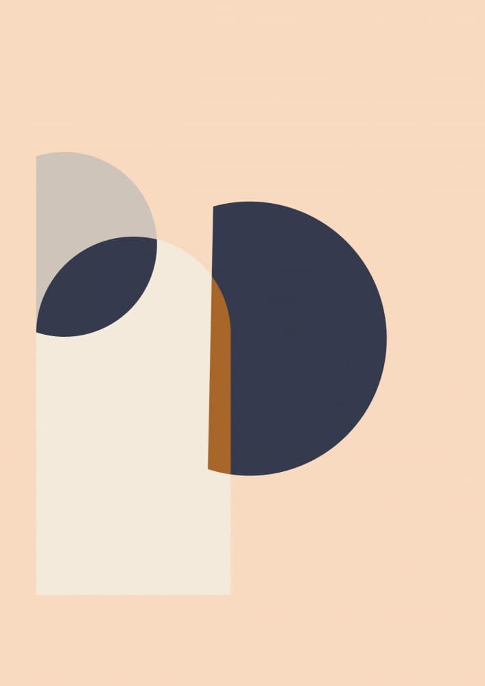 Modern Geometric Shapes by Nilesh Kulkarni — canvas wall art