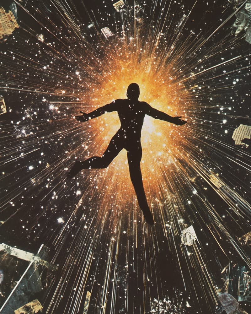Cosmic Man Awakening by Samantha Hearn — canvas wall art