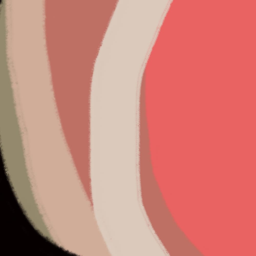 Earthy Abstract Curves by Dina Dankers — canvas wall art