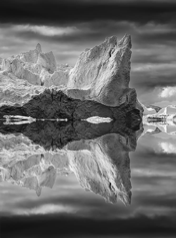 Iceberg Arch Reflection by Robert Bolton — canvas wall art