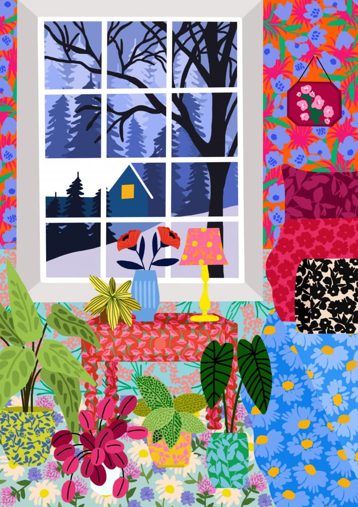 Winter View by Rafaela Mascaro — canvas wall art