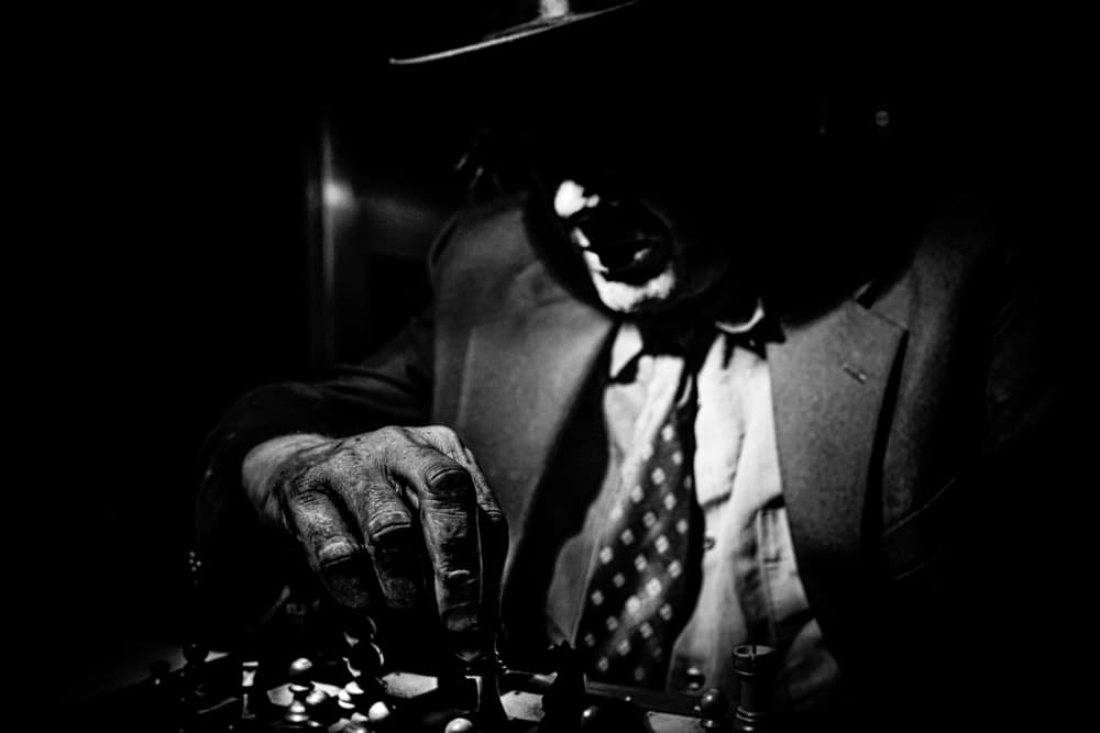 Mysterious Chess Game by Steve Hermann — canvas wall art