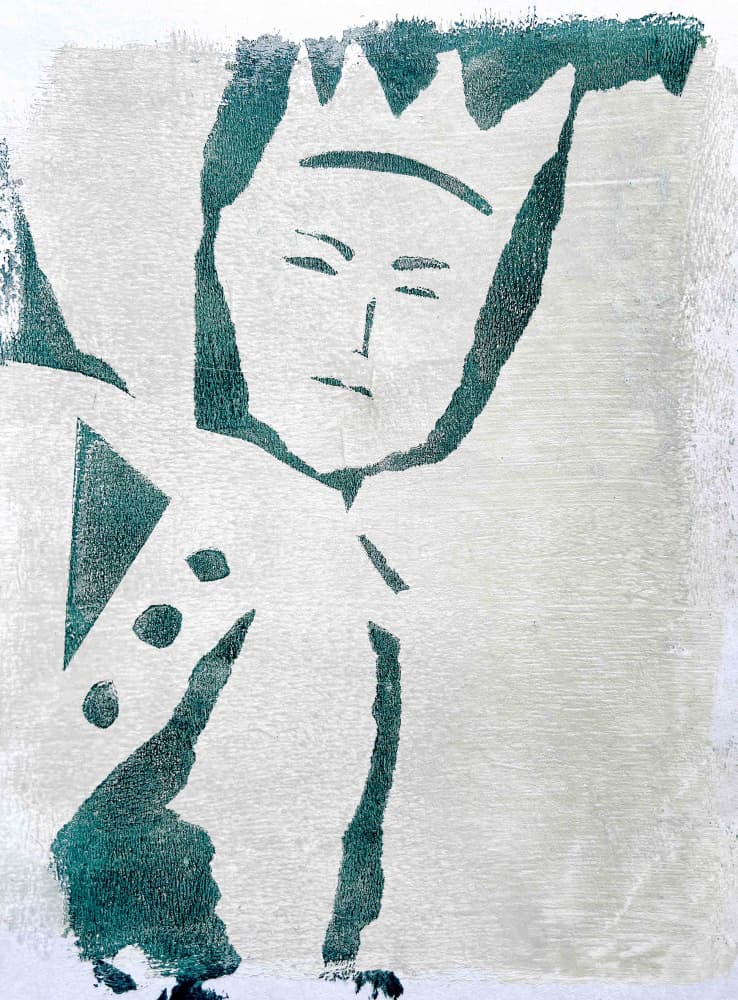 Abstract Portrait Ii by Christina Misuro — canvas wall art
