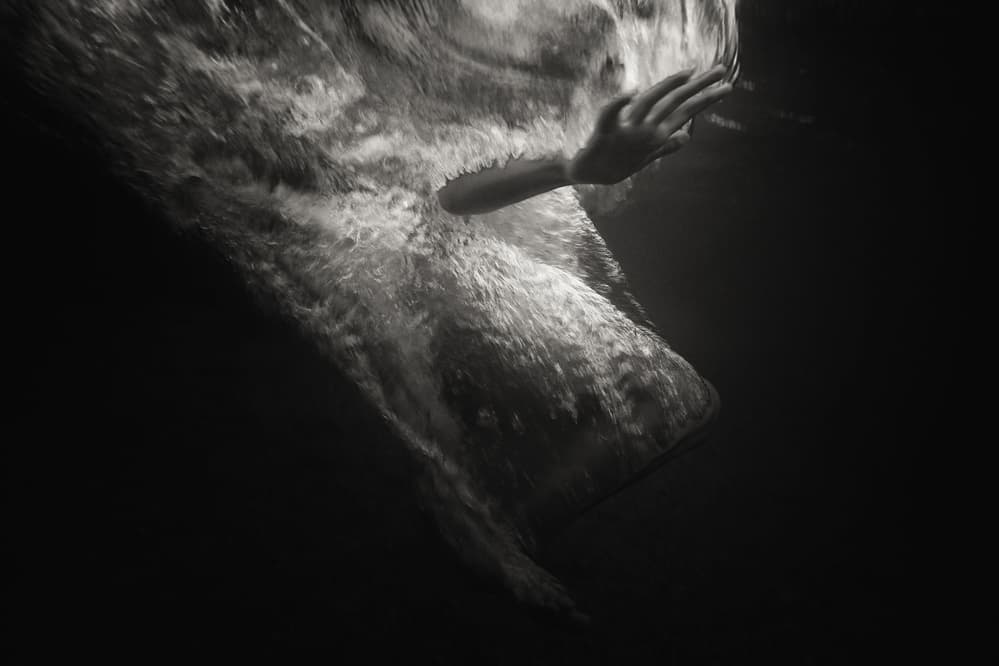 Ethereal Hand Dark Water by Samir Pajic — canvas wall art