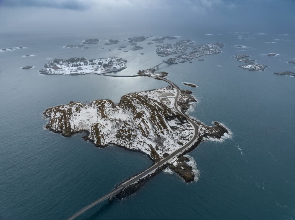Norway's Atlantic Road by Jure Kravanja — canvas wall art