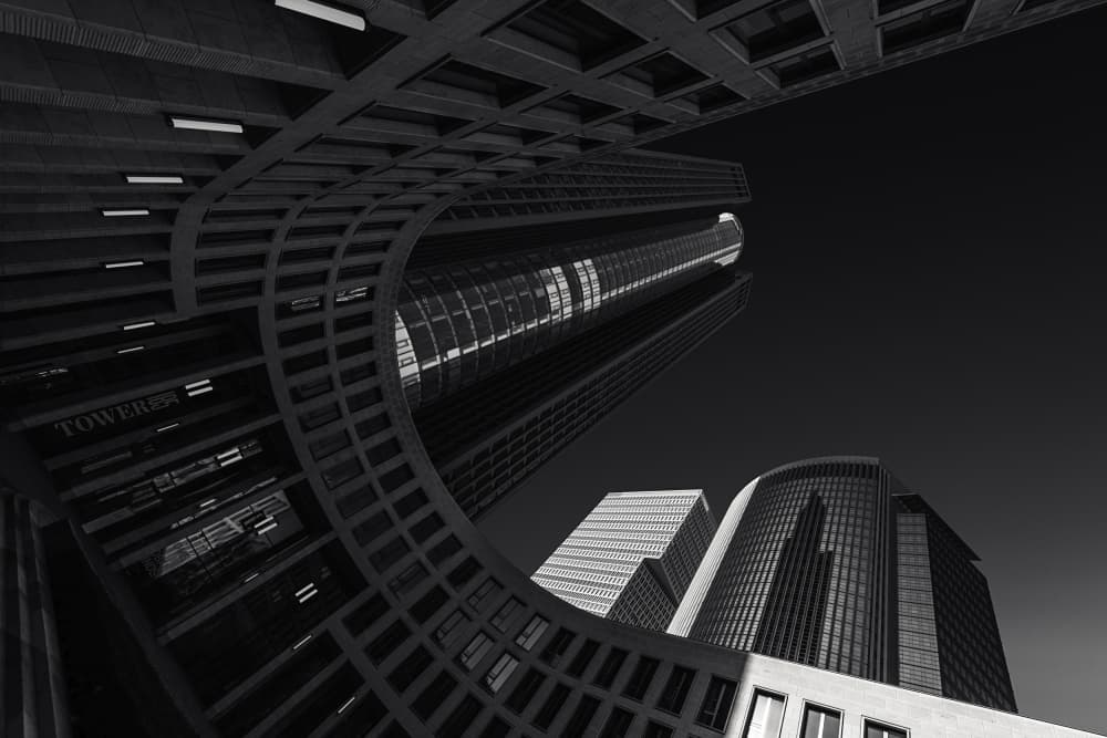 Modern City Architecture by Roland Weber — canvas wall art