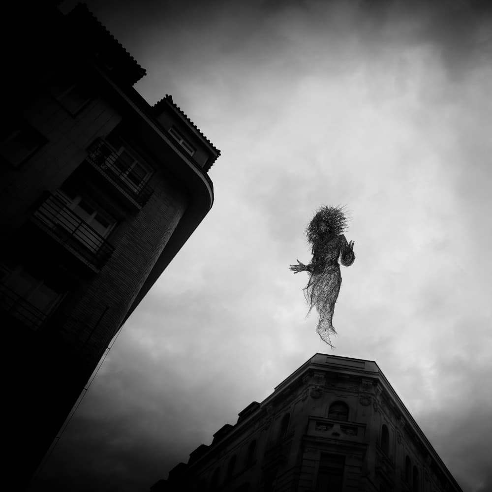 Floating Urban Ghost by Milan Uhrin AFIAP AZSF — canvas wall art