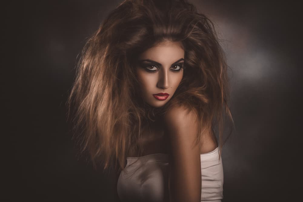 Intense Beauty Portrait by Peppe Tambè — canvas wall art