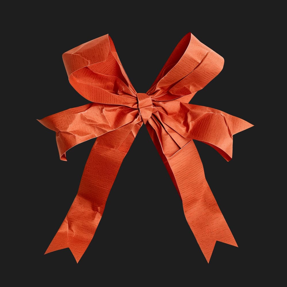 Vibrant Gift Bow by Marika Barsrsind β canvas wall art
