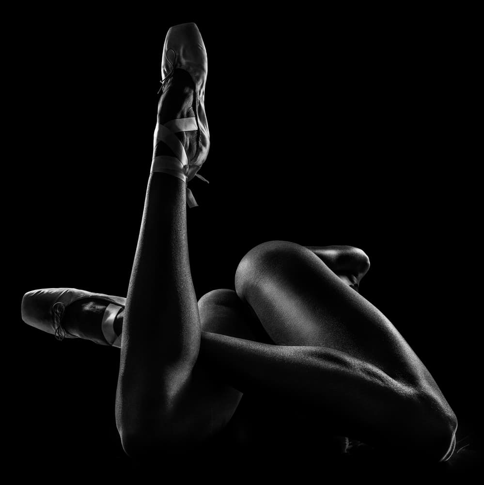 Graceful Ballet Dancer by Jackson Carvalho — canvas wall art