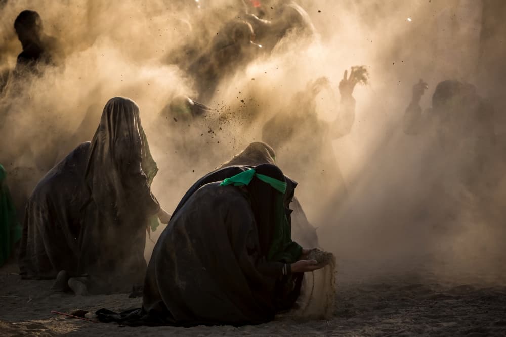 Dusty Ritual by Mohammadreza Momeni — canvas wall art