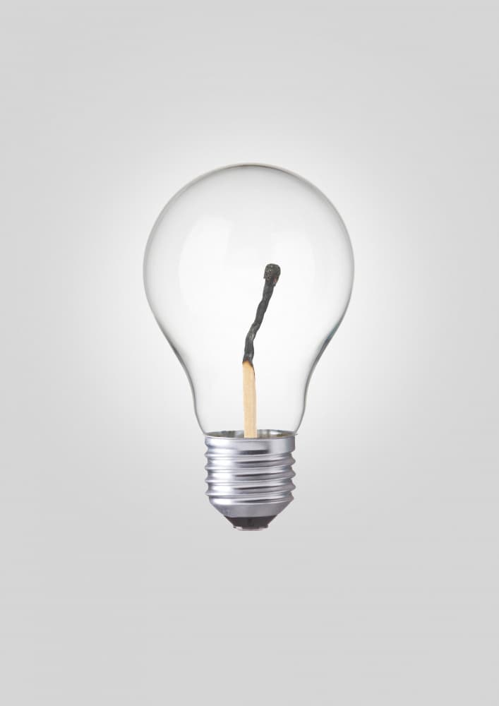 Burnt Match Idea by Artem Pozdniakov — canvas wall art