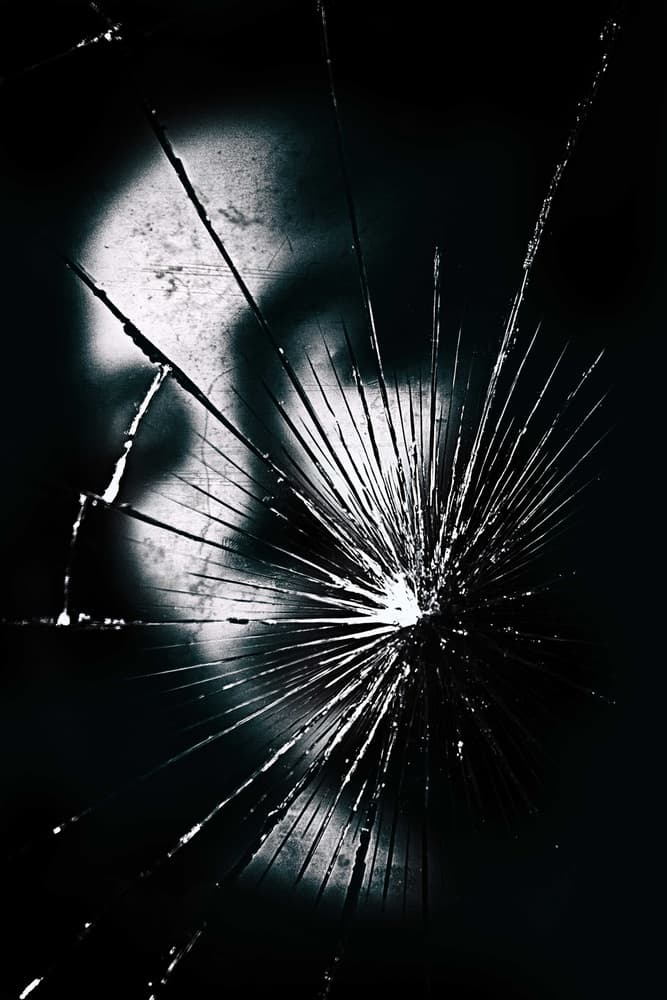 Shattered Shadow Figure by Amnon Eichelberg — canvas wall art