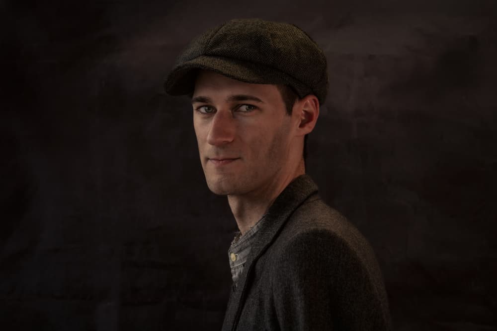 Young Man in Flat Cap by Els Keurlinckx — canvas wall art